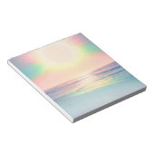 Sonniger Sommer mit tropischer Sonne Notizblock (angewinkelt)