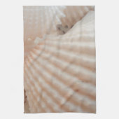 Sonniger Sommer Muscheln. Romantisch, exotisch tro Geschirrtuch (Vertikal)