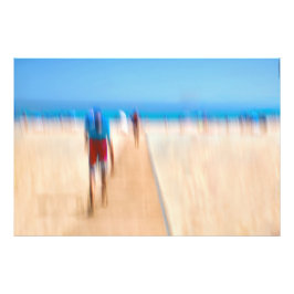Sonniger Sommer Strand bunt Ocean Sun Summer Sea Fotodruck