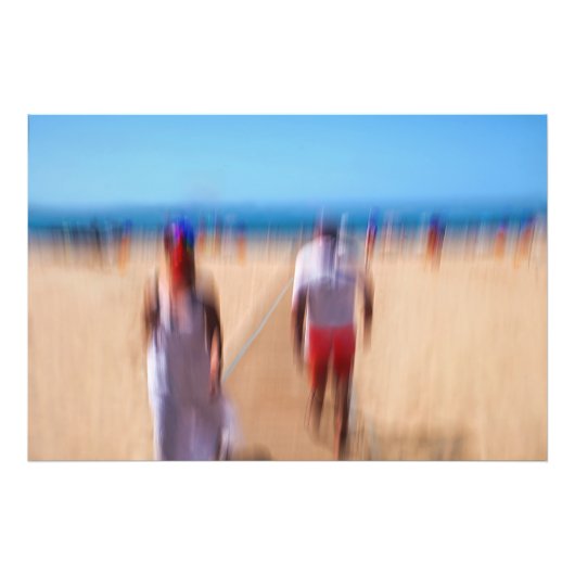 Sonniger Sommer Strand bunt Ocean Sun Summer Sea Fotodruck (Vorne)