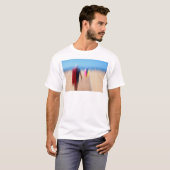 Sonniger Sommer Strand bunt Ocean Sun Summer Sea T-Shirt (Vorne ganz)
