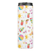 Sonniger Sommer Thermosbecher (Rückseite)