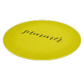 Sonniger Sommergelber Bogen Schneidebrett (Ecke)