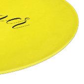 Sonniger Sommergelber Bogen Schneidebrett (Ecke)