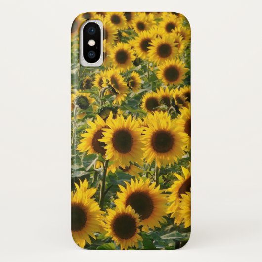 Sonniger Sonnenblumen iPhone Fall Case-Mate iPhone Hülle (Rückseite)