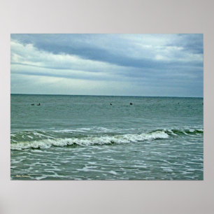 Sonniger Tag am Strand! Poster