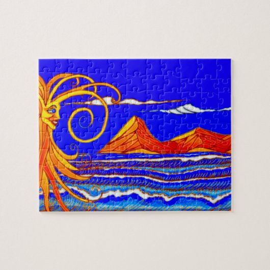 Sonniger Tag am Strand Puzzle (Horizontal)