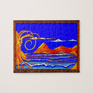 Sonniger Tag am Strand  Puzzle