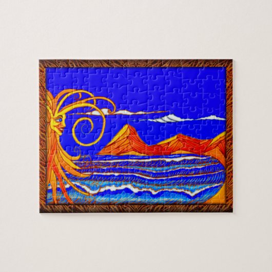 Sonniger Tag am Strand  Puzzle (Horizontal)