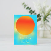Sonniger Tag Einladung (Stehend Vorderseite)
