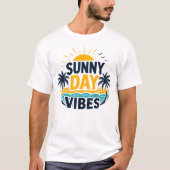 Sonniger Tag Grafik Trend Männer T-Shirt (Vorderseite)
