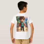 Sonniger Tag Ice Creme T-Shirt (Schwarz voll)