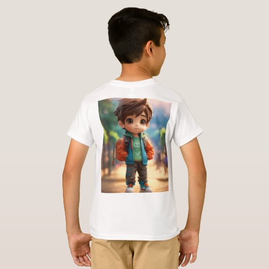 Sonniger Tag Ice Creme T-Shirt (Schwarz voll)