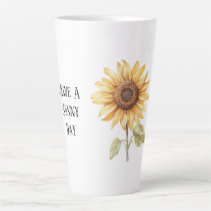 Sonniger Tag Weiße Gelbe Sonnenblume Milchtasse