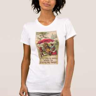 Sonniger Tagesbärn-Damen beleuchten kurzen Hülse T-Shirt