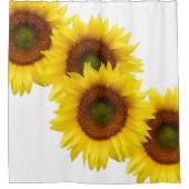 Sonniger Tagessonnenblume-Duschvorhang Duschvorhang (Vorderseite)
