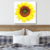 Sonniger Tagessonnenblume eingewickelter Leinwanddruck (Insitu (Schlafzimmer))