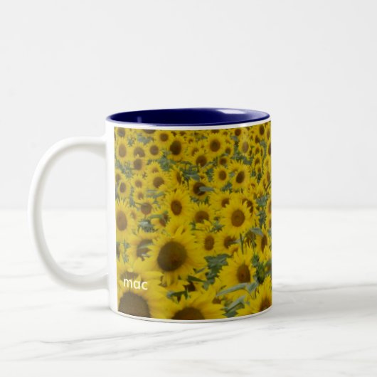 Sonniger TagesTasse Zweifarbige Tasse (Links)