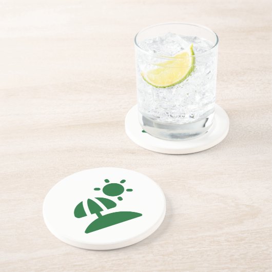 Sonniger Untersetzer (Seite)