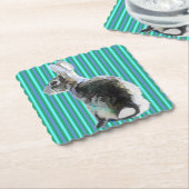 Sonniger Untersetzer mit gestreiftem Hintergrund b (angewinkelt)