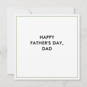 Sonniger Vater (Rückseite)