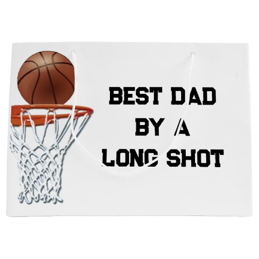 Sonniger Vater Große Geschenktüte (Vorderseite)