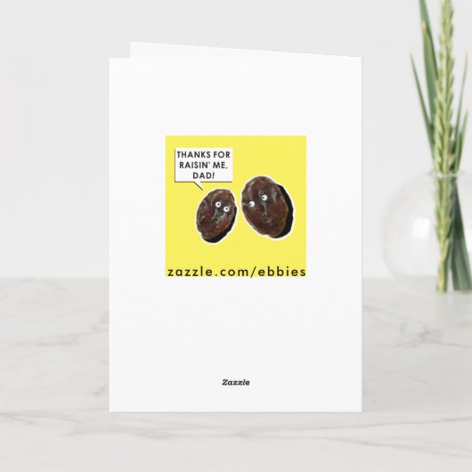 Sonniger Vater Karte (Rückseite)