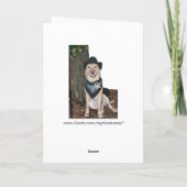 Sonniger Vater Karte (Rückseite)