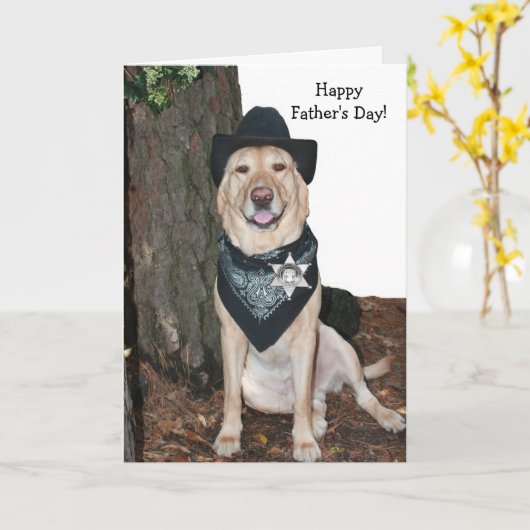 Sonniger Vater Karte (Gelbe Blume)