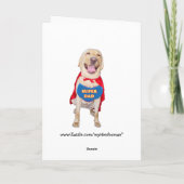 Sonniger Vater Karte (Rückseite)