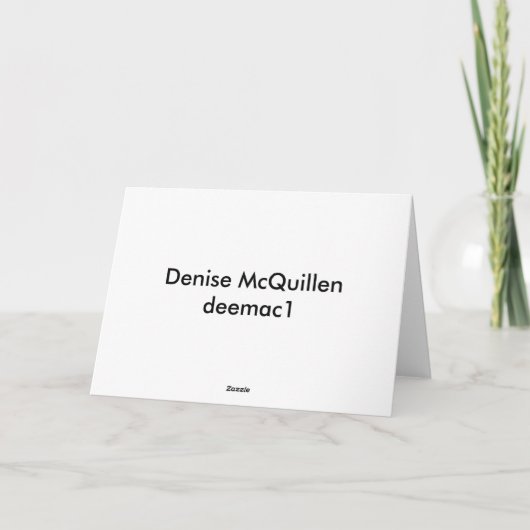 Sonniger Vater Karte (Rückseite)