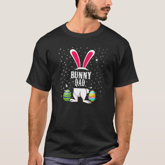 Sonniger Vater Osterfeiertag T-Shirt (Vorderseite)