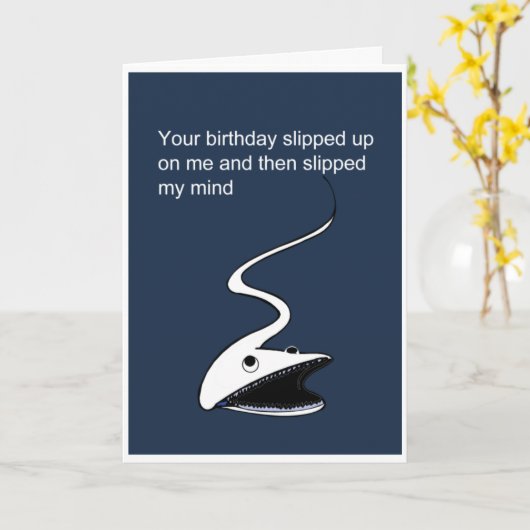 Sonniger verspäteter Geburtstag Karte (Gelbe Blume)