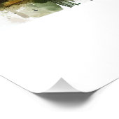 Sonniger Waldweg,  Poster (Ecke)