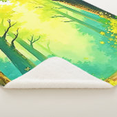 Sonniger Waldweg Sherpadecke (3/4)