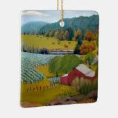 Sonniger Weinberg Keramikornament (Rechts)