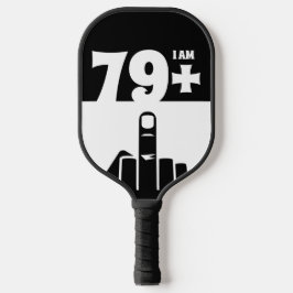 Sonniges 80. Geburtstagsgeschenk, 79 Plus ein Scha Pickleball Schläger