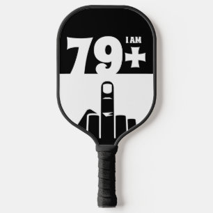 Sonniges 80. Geburtstagsgeschenk, 79 Plus ein Scha Pickleball Schläger
