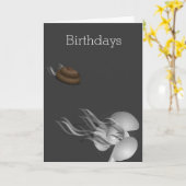 Sonniges Altern über dem Hügel zum Geburtstag Karte (Gelbe Blume)