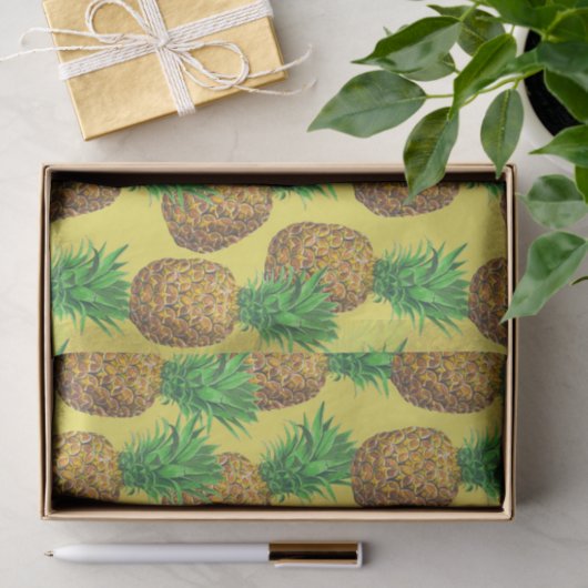 Sonniges Ananas-Hygienepapier Seidenpapier (Geschenk)