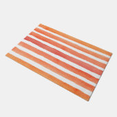 Sonniges Aquarellmuster Fußmatte (Schrägansicht)