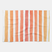 Sonniges Aquarellmuster Geschirrtuch (Horizontal)