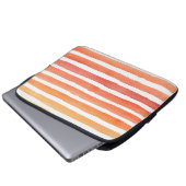 Sonniges Aquarellmuster Laptopschutzhülle (Vorne Knopf)