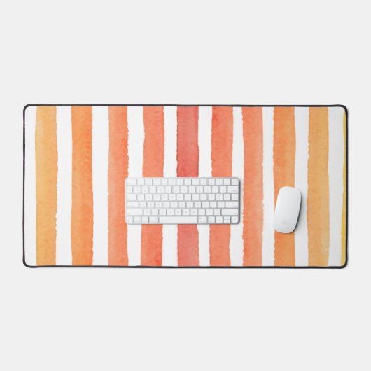 Sonniges Aquarellmuster Schreibtischunterlage (Tastatur & Maus)