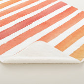 Sonniges Aquarellmuster Sherpadecke (3/4)