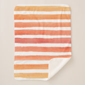 Sonniges Aquarellmuster Sherpadecke (Vorderseite)