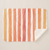 Sonniges Aquarellmuster Sherpadecke (Vorderseite (Horizontal))