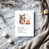 Sonniges Camping "S'more Fun to be One" Einladung