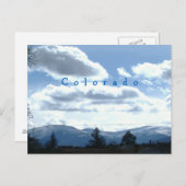 Sonniges Colorado Bergblick Postkarten (Vorne/Hinten)