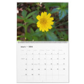 Sonniges Daze Foto Kalender der Blume (Mär 2026)